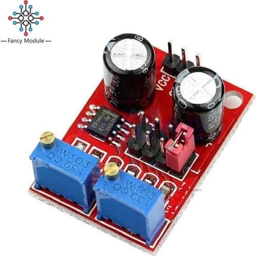 Pulse Frequency Duty Cycle NE555 Adjustable Module Square Wave Signal Generator Stepping Motor Driver LED Indicator Module
