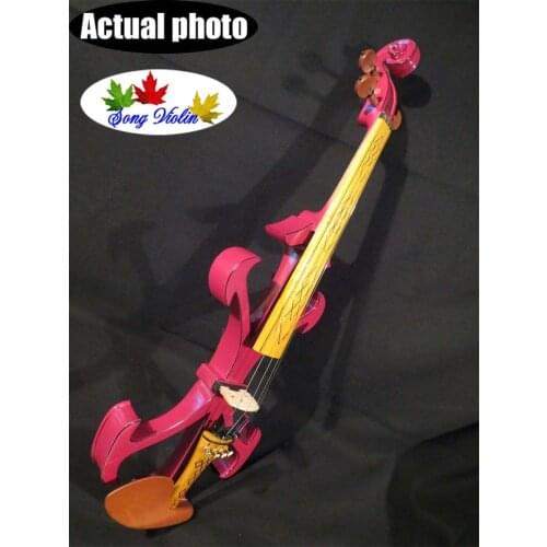 Original design model crazy-2 Song brand 4/4 electric violin,solid wood