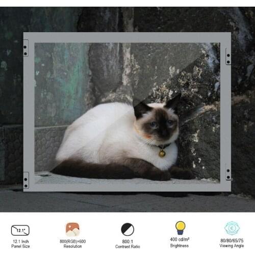 Original BOE ET121S0M-N11 12.1 Inch LCD Display Screen for Industrial Use LVDS Interface 20 Pins