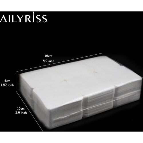 540PCS/Pack Lint-Free Paper Cotton Wipes Eyelash Glue Remover Wipe Clean Cotton Sheet Nails Art Cleanin Cleaner Pads