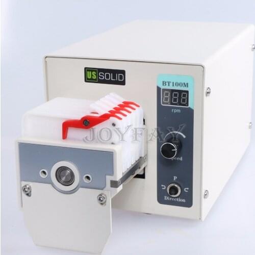 U.S. Solid Peristaltic Pump BT100M MC12 10 Roller 0.00067 - 32 ml/min per channel 12 channel