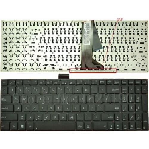 US Layout Replacement Laptop Keyeboard FOR ASUS S56 K56 BLACK(Without FRAME,Without Foil,For Win8)