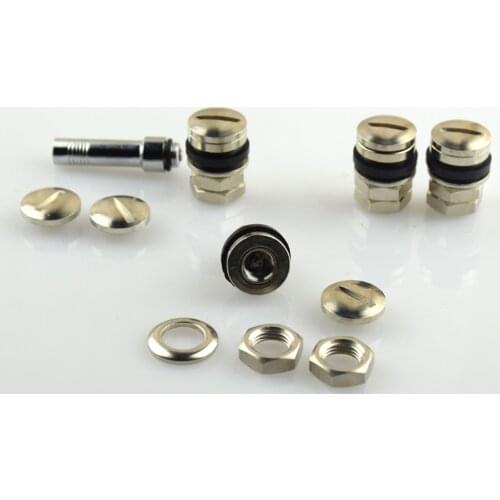 7 Pcs/Set Universal Stealth Hidden Flush Mount Car Wheel Tire Valve Stems Caps Auto Wheel Tire Stem Air Valve Caps Copper