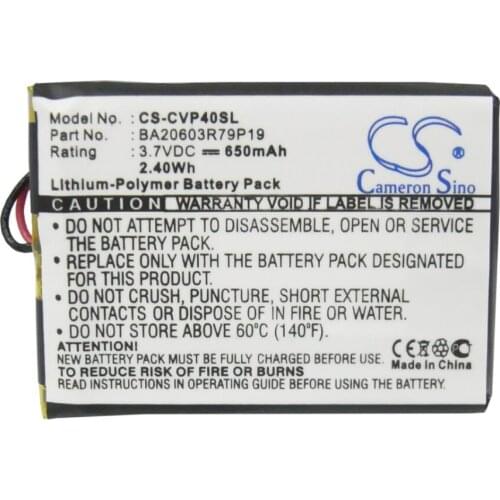 Cameron Sino 650mah battery for CREATIVE DAP-FL0040 V V Plus Zen V BA20603R79919 batteries