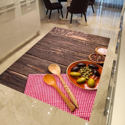 Andorra Kitchen Rug Washable Non-Slip Bottom Halı-Ahm563