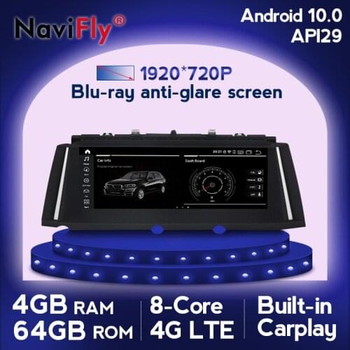 NaviFly Android 10.0 8 core Car Multimedia player for BMW 7 series F01 F02 CIC NBT system Auto multimedia smart head unit