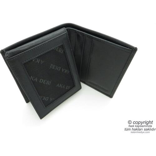 Genuine Leather Wallet | İsme Special Wallet | 9x10,5 Vertical | TM 1004-3 Gift Wallet