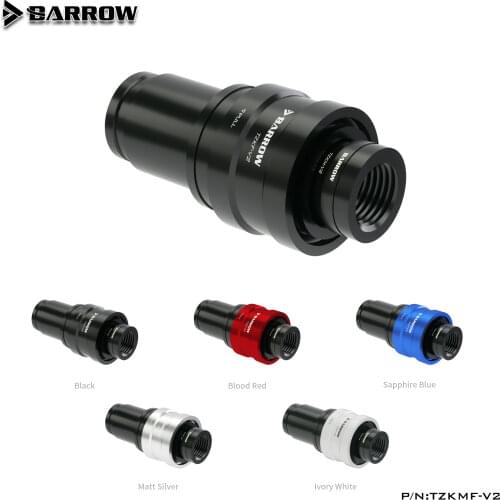 Barrow G1/4" Fast Water Switch Quick Waterstop Set Connector Connecting Male and Female TZKMF v2