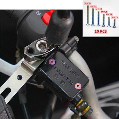 Top quality kit fairing dirt pit bike moto fixing Nuts M4 moto screws for kawasaki versys 650 motorcycle frame fixed scerw 4MM