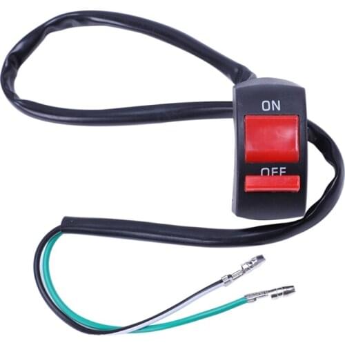 Motorcycle Handlebar Mount Hazard Light On / Off Switch