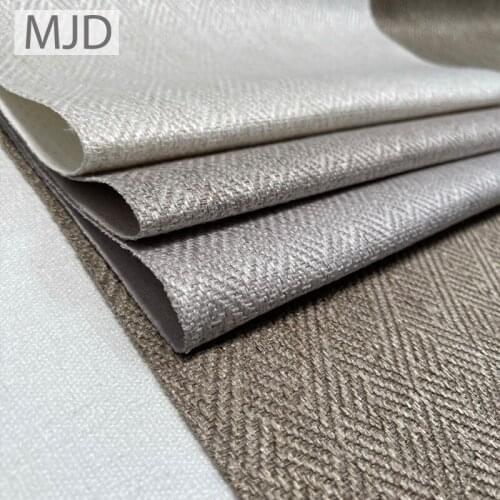 Linen Fabric Woven Polyester Texture Upholstery Fabric Fit For Pillow Sofa Home Decoration DIY Sewing and Commercial Use