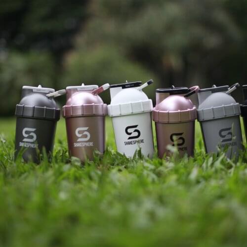 ShakeSphere Tumbler Protein Shaker Bottle VIEW Matte Water Bottle Sport Shaker Protein Powder Mixing Fitness Gym Bottle 700ml