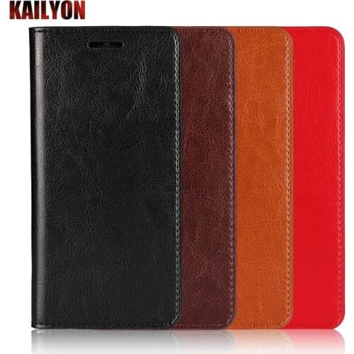 For Oppo A57 Case Luxury Flip Genuine Leather Phone Cove Fundas Para Coque Capa for Oppo A57