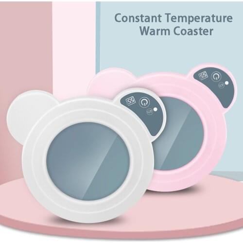 USB Cartoon Heating Coaster Instant Electric Drink Warmer Thermostatic Insulation Hot Coffee Mug Cup Kettle Bottle Heater Pad