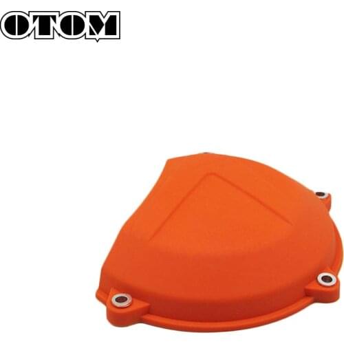 OTOM Motocross Clutch Cover Plastic Orange Protective Containment Guard For KTM XCF SXF EXC XCW HUSQVARNA FC FS FE 450 500 501