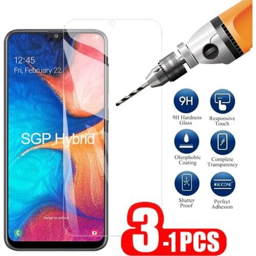 1-3PCS Safety Glass For Samsung Galaxy A20 S Screen Protector On For Samsung A20 A20S SM-A205F A207F Transparent Tempered Glass
