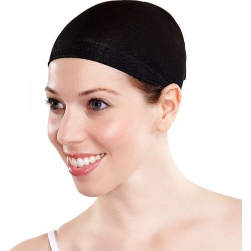 10bags (20pieces) Blond Black Brown Hairnets Wig Cap Stretch Mesh Lace Wig Caps For Making Wigs