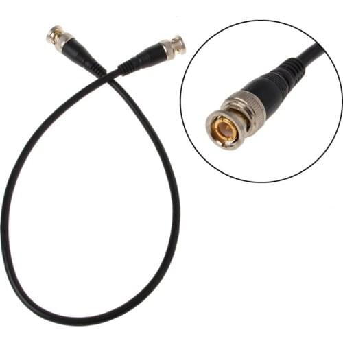 100% Brand New and High Quality BNC Male To Male Nickel Plating Straight Crimp RG58 Pigtail Adapter Cable 0.5m