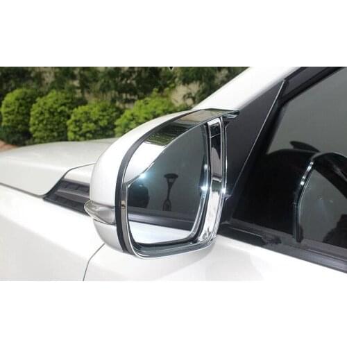2Pcs/set Car Rear View Mirror Eyebrow Frame Trim Styling Sticker Fit For Suzuki Vitara 2016 Exterior Accessory ABS