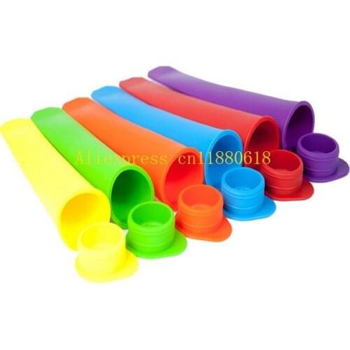 200pcs/lot Small size 15cm Hot Silicone Popsicle Mold , Ice Molds,Ice Cube Tray, Ice Cream Tubs Tools