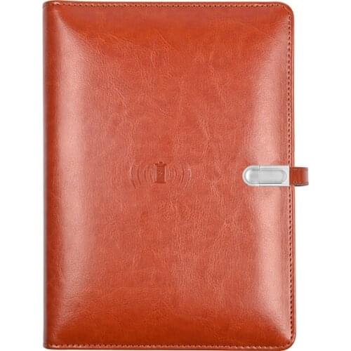 2021 Custom weekly Planners MP4 medial video player wireless charging Power bank Journal diary notebook