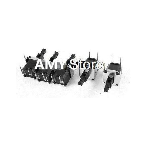 5pcs Black Push Button Latching Power Switch Replacement 5A/80A 250V KDC-A22