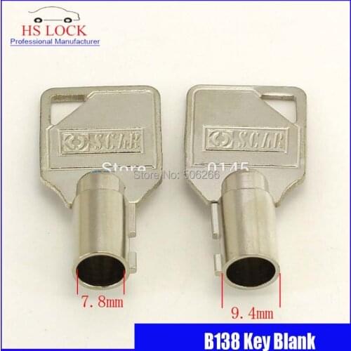 7.8mm Plum flower embryo door key blank Civil key blank suit for Vertical key cutting machine B138