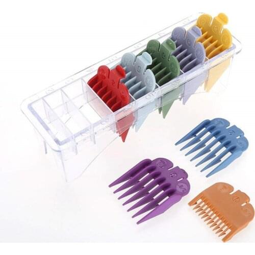 8Pcs/Set Universal Hair Clipper Limit Comb Guide Attachment 3/6/10/13/16/19/22/25mm Barber Replacement Hair trimmer accessories