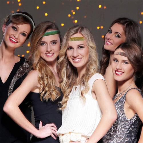 Glitter Headbands for Girls, NonSlip Kids Headbands for Girls, Hair Accessories for Girls, Sparkly Girls Headbands for Teen Gir