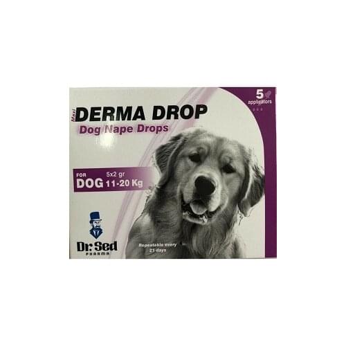 CCA External Parasite Drops For Dogs Maxi Derma Drop 5x1 Ml 11-21Kg