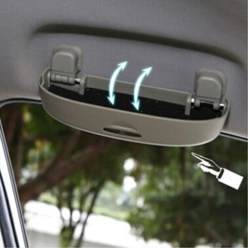 Muncp Car Sunglasses Case Holder Glasses Box Storage For Opel Astra VAUXHALL MOKKA Zafira Insignia Vectra Antara