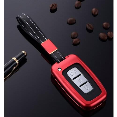 Aluminum Alloy Cover Smart Key Case for Hyundai Equus Genesis Veloster for KIA Sportage Forte Optima Soul Azera Light weight