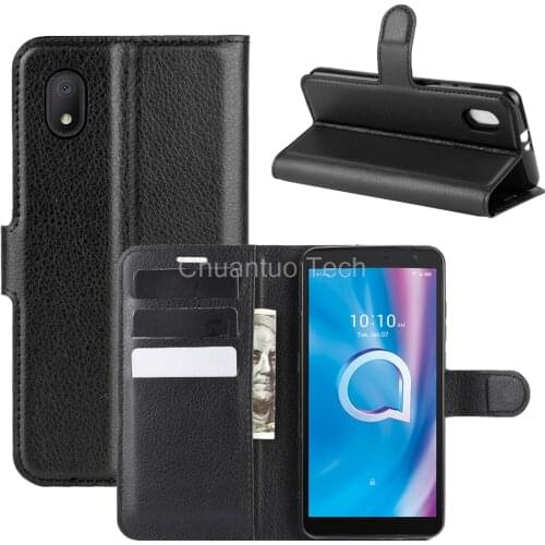 Book Style PU Leather Case Cover for Alcatel 1B 2020 Flip Wallet Phone Bags Cases with Stand for Alcatel 1B 2020 5.5