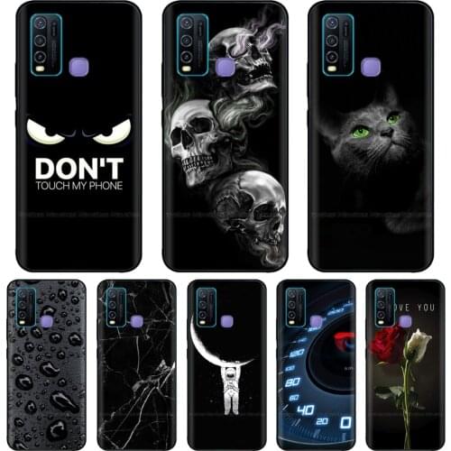 For vivo Y30 1938 Case on for vivo Y30 Y50 Case 1935 Cover Silicon Back Cover Soft Case for Vivo Y 50 VivoY50 Phone Cases Funda