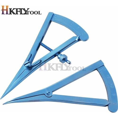 Titanium alloy Double Eyelid Measuring Calipers Cosmetic Stainless Steel Surgery Equipment Eye Scale Ophthalmic Instruments