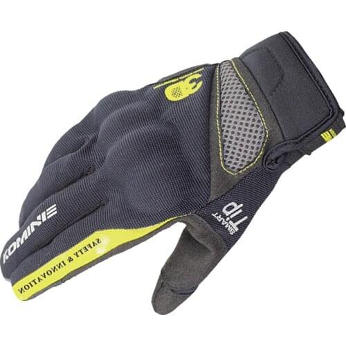 Komine GK-163 3D Motocross Dirt Bike Off-road Motorcycle Mesh Glove Touch Screen Gloves