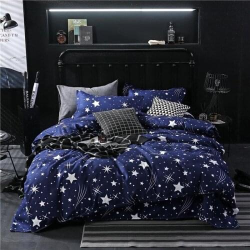 Meteor Shower Bedding Set For Home Bed Sheet For Children Star Duvet Cover Soft Quilt Cover Quality Bed Sheets And Pillowcases