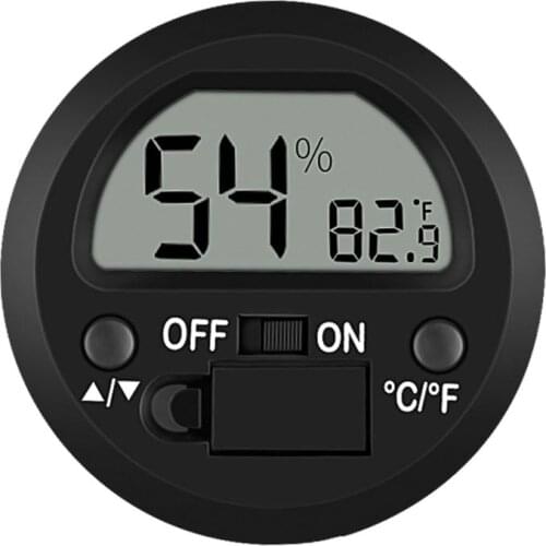 Mini Digital LCD Embedded Temperature Humidity Indoor Room Thermometer Hygrometer Sensor for Pet Reptile Box