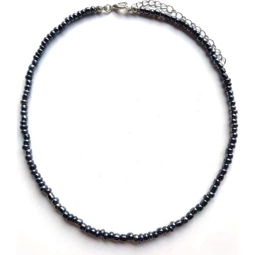 Trendy Bohemian Jewelry Beads Short Chains Handmade Beads Pendant Clavicle Choker Necklace for Women Beach Accessories