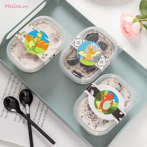 Cartoons Dinosaur Theme Candy Bags Stickers Cartoons Dinosaur Tyrannosaurus Sticker Kid Birthday Party Decoration Christmas Gift