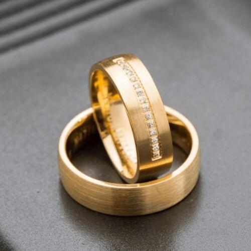 SILVERFONI 925 Sterling Real Silver Wedding Rings Set For Men And Women Jewelry Hand Made Anniversary Gift New Season Pattern