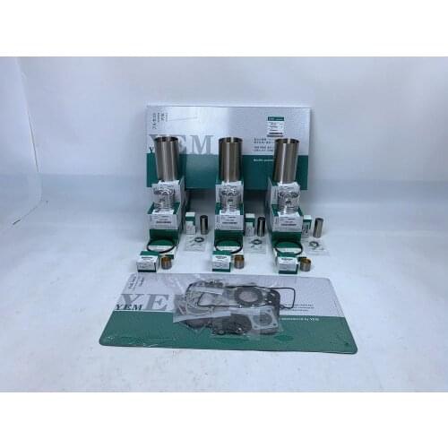 New Aftermaket Engine Part 3TNE88 Repair Kit With Head Gasket Set Cylinder Piston Rings Liner For Yanmar
