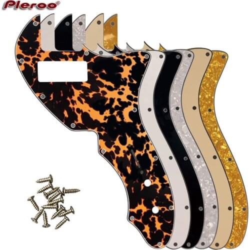 Pleroo Custom Guitar Parts - For US Minni Tele 69 Guitar Pickguard With Humbucker Scratch Plate, Multicolor choice
