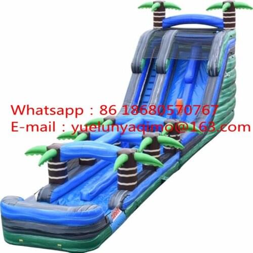 Factory direct sales of inflatable slides, pool slides, water slide parks for sale