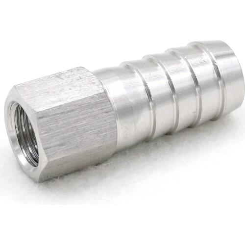 1/4" BSP Female to 16mm Barb Hose 304 Stainless Steel Splicer Barb Hose Tail Connector 142 PSI