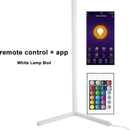 LED Floor Lamp Standing Lamps Modern Simple 5050 30 LED Standing Lights Modern Style Iron Painted Floor Lamp