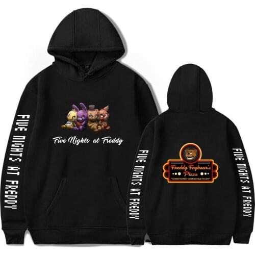 Newest Five Nights Hoodies Men/women Sweatshirts Boys/girls Pullovers Long Sleeve Hooded Boys Clothing Casual FNAF