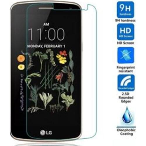 2.5D 0.3mm tempered glass For LG K5 Lte X220 X220DS / LG Q6 5.0 Inches screen protector guard film front case cover