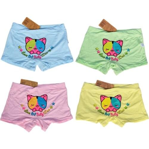 4 Pieces / Pack kids underwear baby cotton underwear child panties girls underwear pants panties children girl underwear kids
