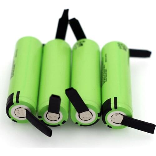 4pcs/lot 100% New Original NCR18650B 3.7 v 3400 mAh 18650 Lithium Rechargeable Battery Welding Nickel Sheet batteries